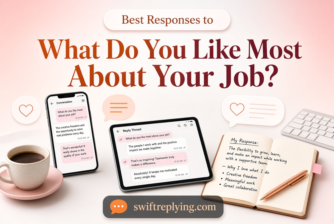 Best Responses to “What Do You Like Most About Your Job?”