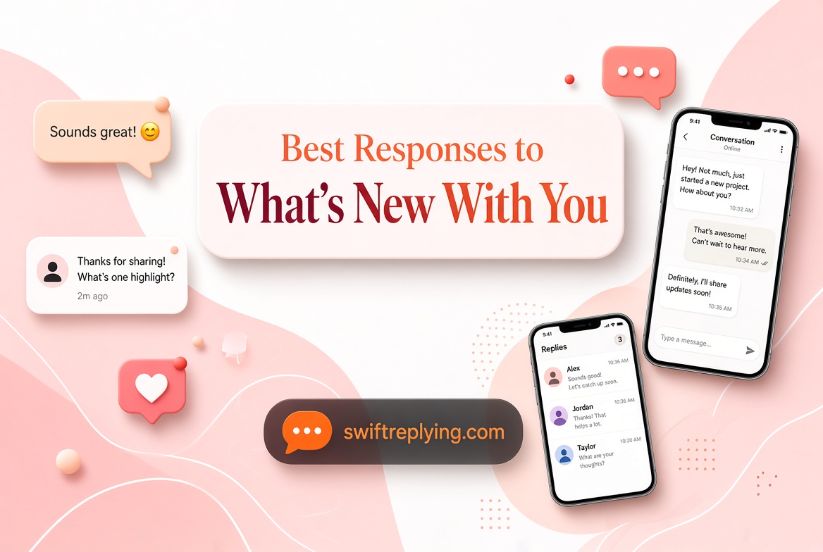 Best Responses to “What’s New With You”