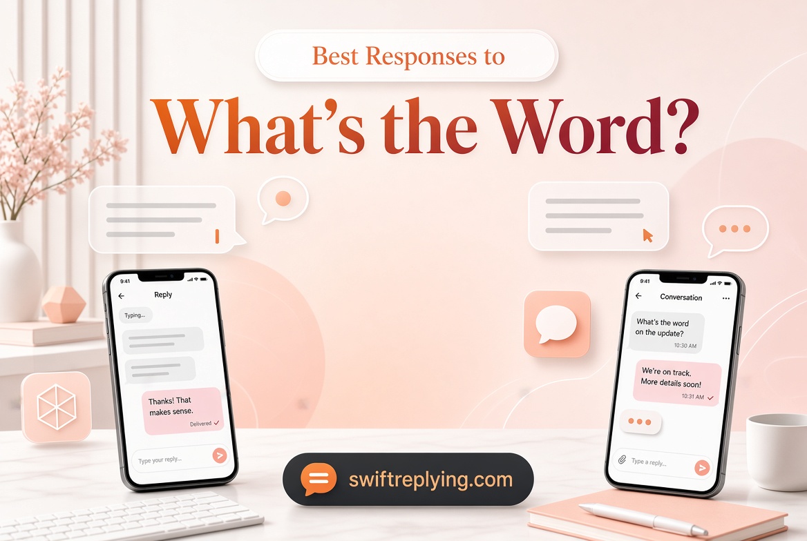 Best Responses to “What’s the Word?”
