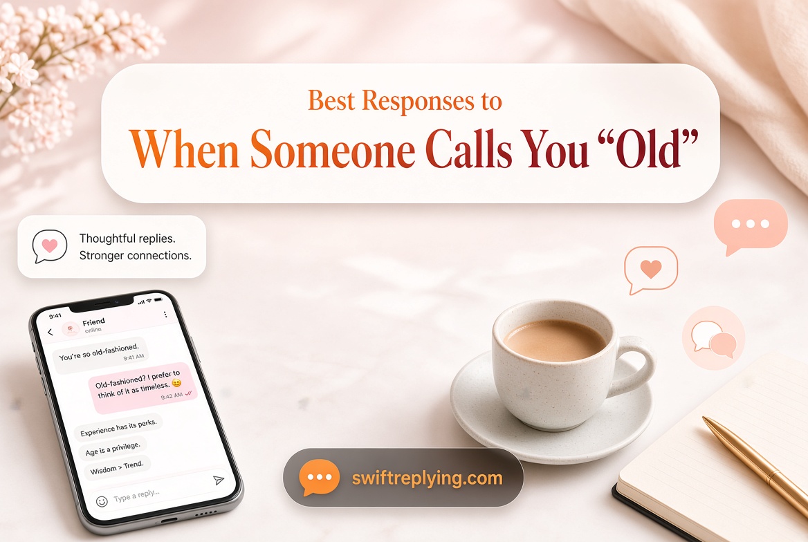 Best Responses to When Someone Calls You “Old”