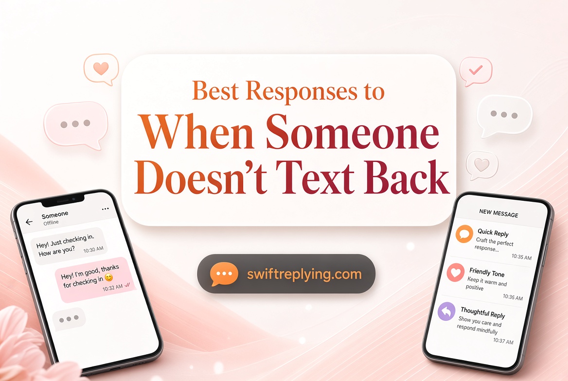 Best Responses to When Someone Doesn’t Text Back