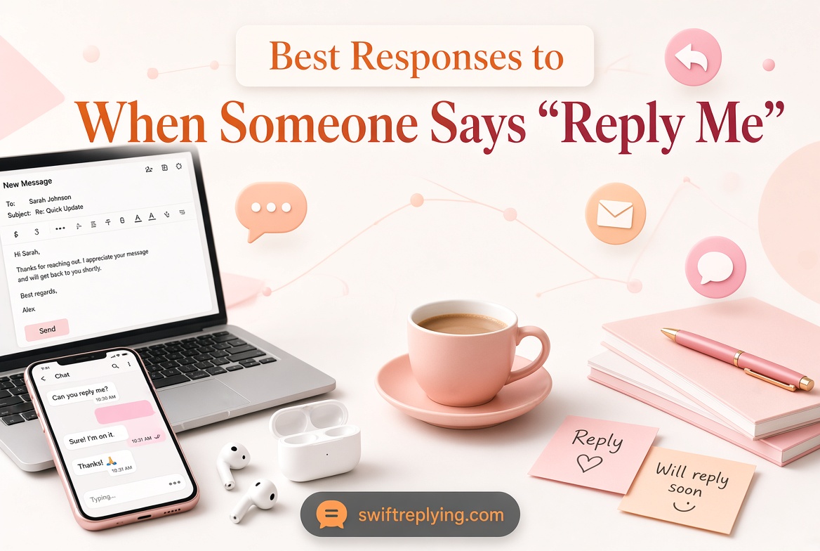Best Responses to When Someone Says “Reply Me”