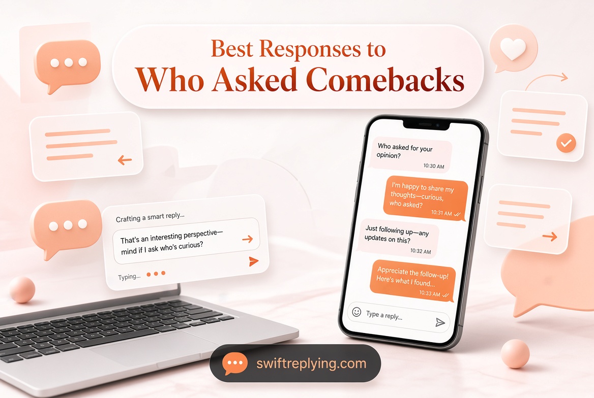 Best Responses to “Who Asked” Comebacks