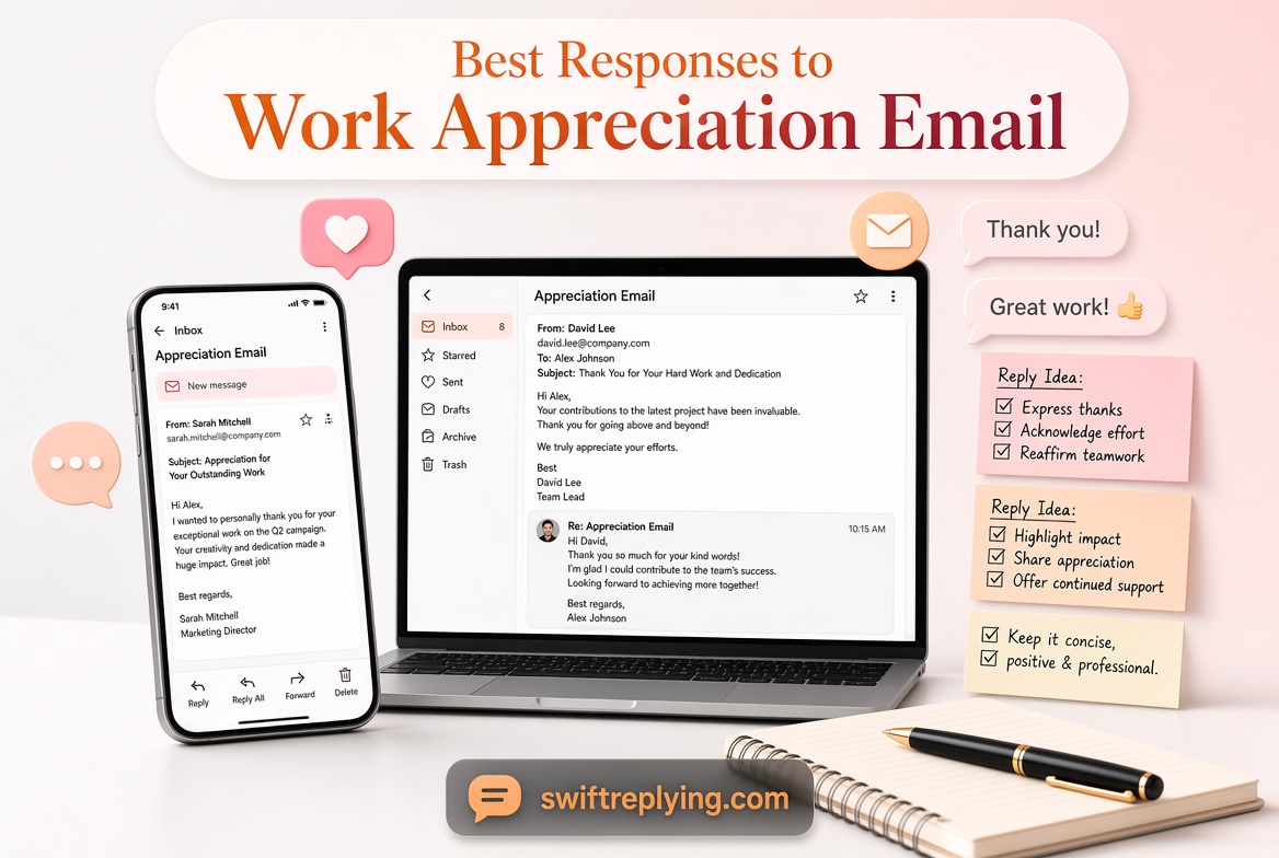 Best Responses to “Work Appreciation Email”