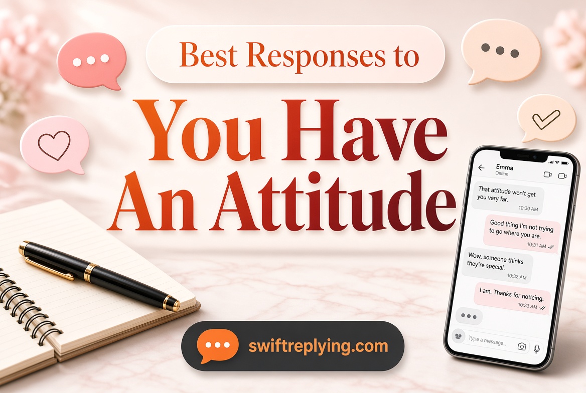 Best Responses to “You Have An Attitude”