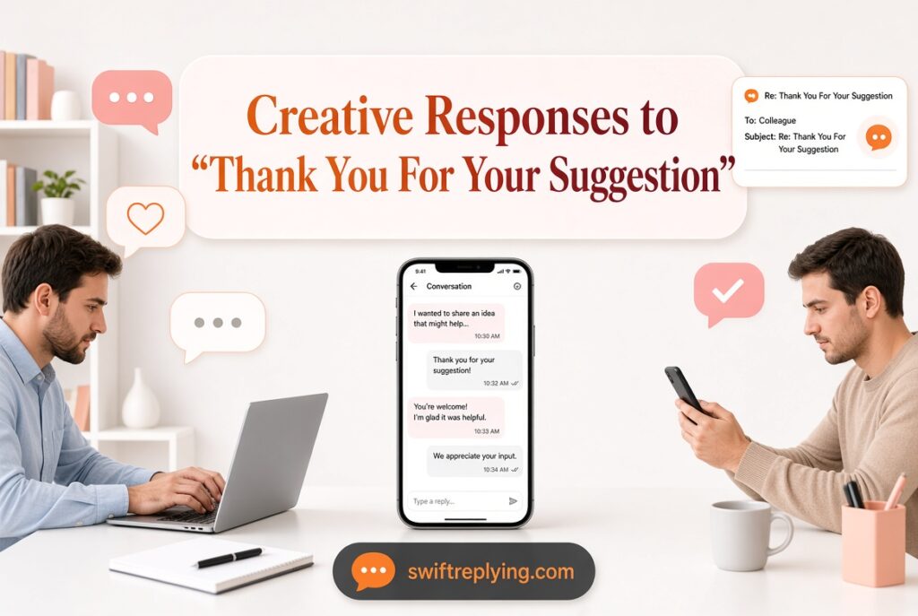 Creative Responses to “Thank You For Your Suggestion”