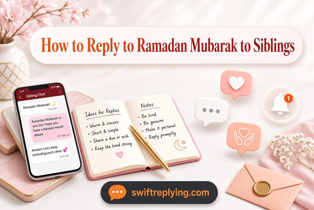 How to Reply to Ramadan Mubarak to Siblings